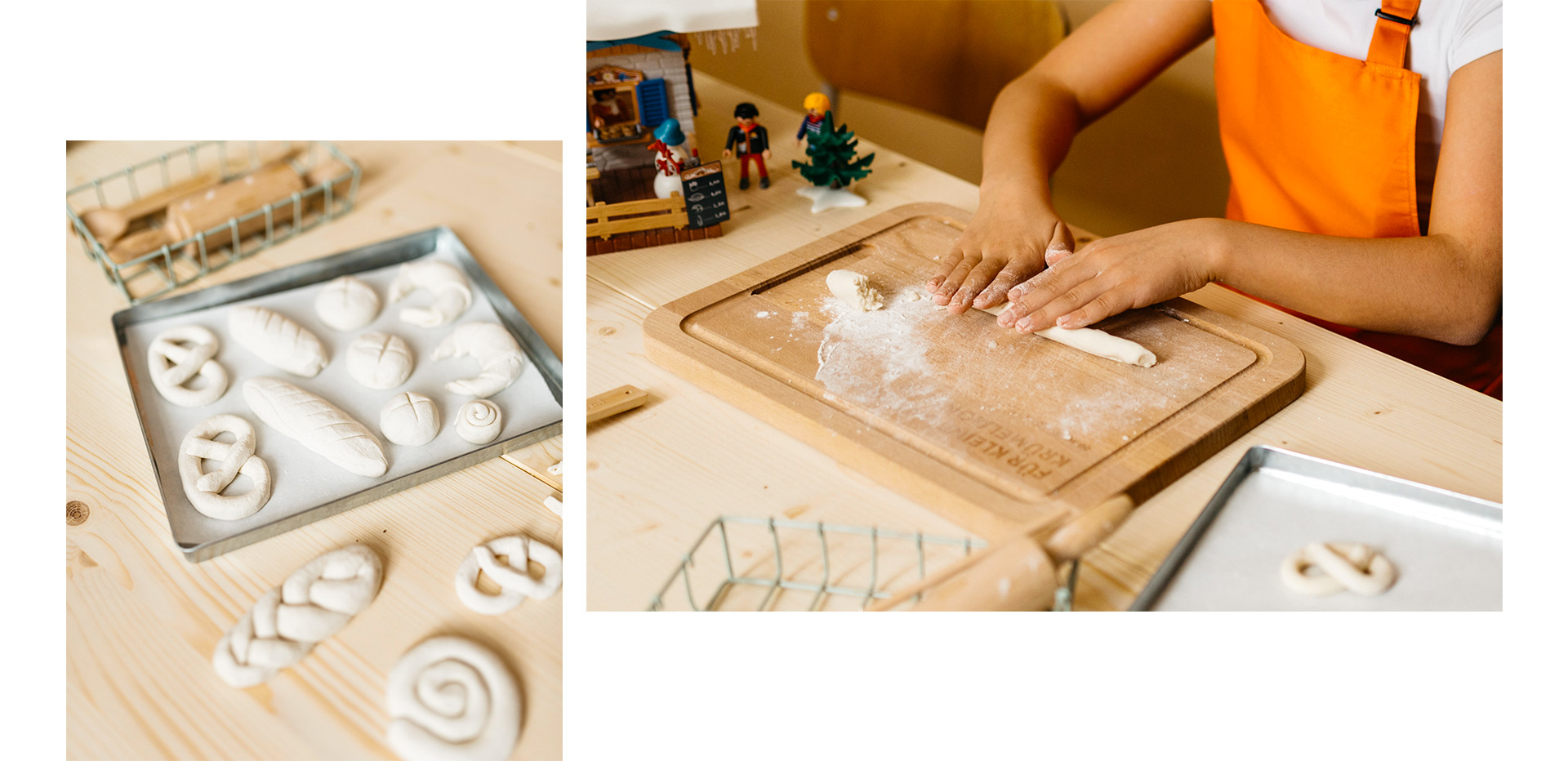 Salzteig, Backen mit Kindern, Aktivität bei Regenwetter, Aktivität bei Schnee, Frühstücksservice, Morgengold, Brötchen an die Haustüre, Frühstück bestellen, Frühstück Lieferservice, Brötchen Lieferservice