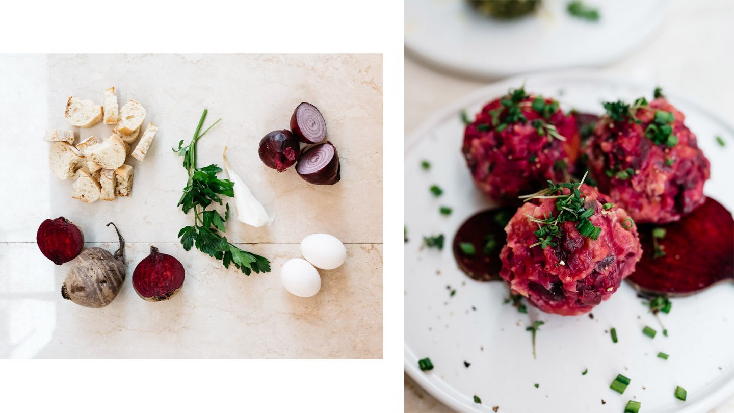 Altes Brot verwerten, Leckeres aus Brot, Knödelrezepte, Spinat Knödel, Rote Beete Knödel